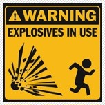 warning explosives