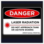 danger laser sharks